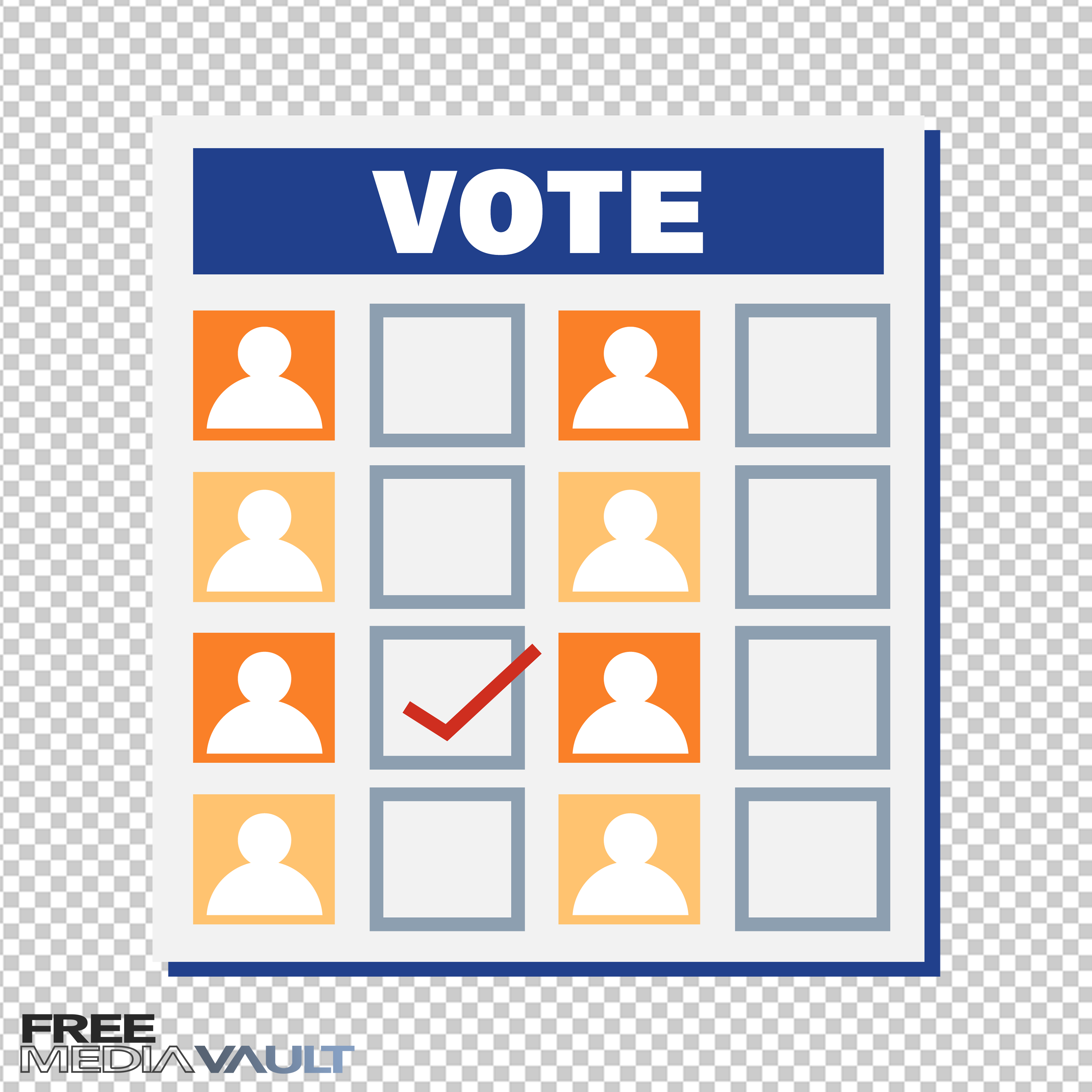 Free Vote Ballot Graphic