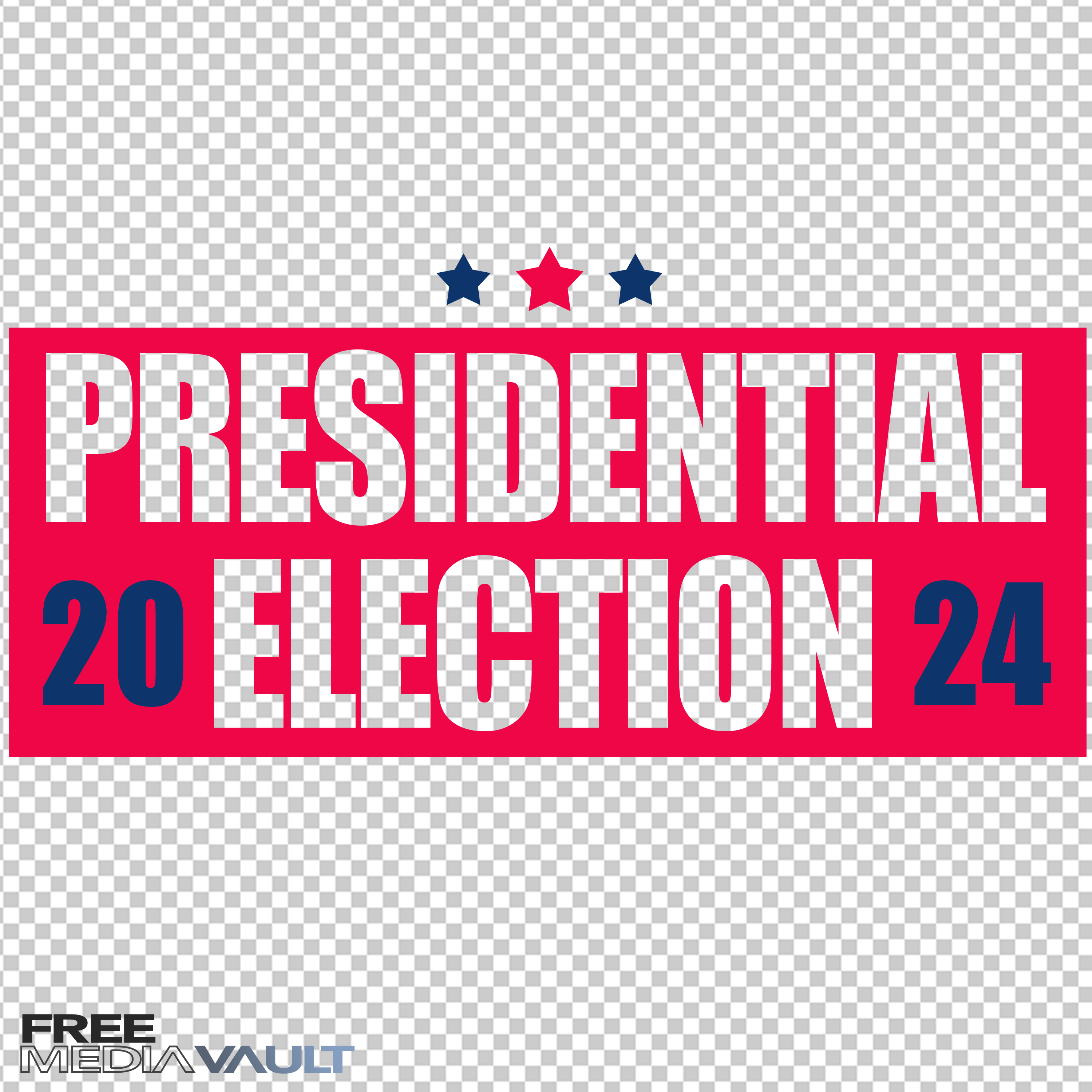 Presidential Election 2024, Free Download Vector Graphics Png