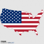 USA Map Graphics American Flag Vector Png Red and White, Stars