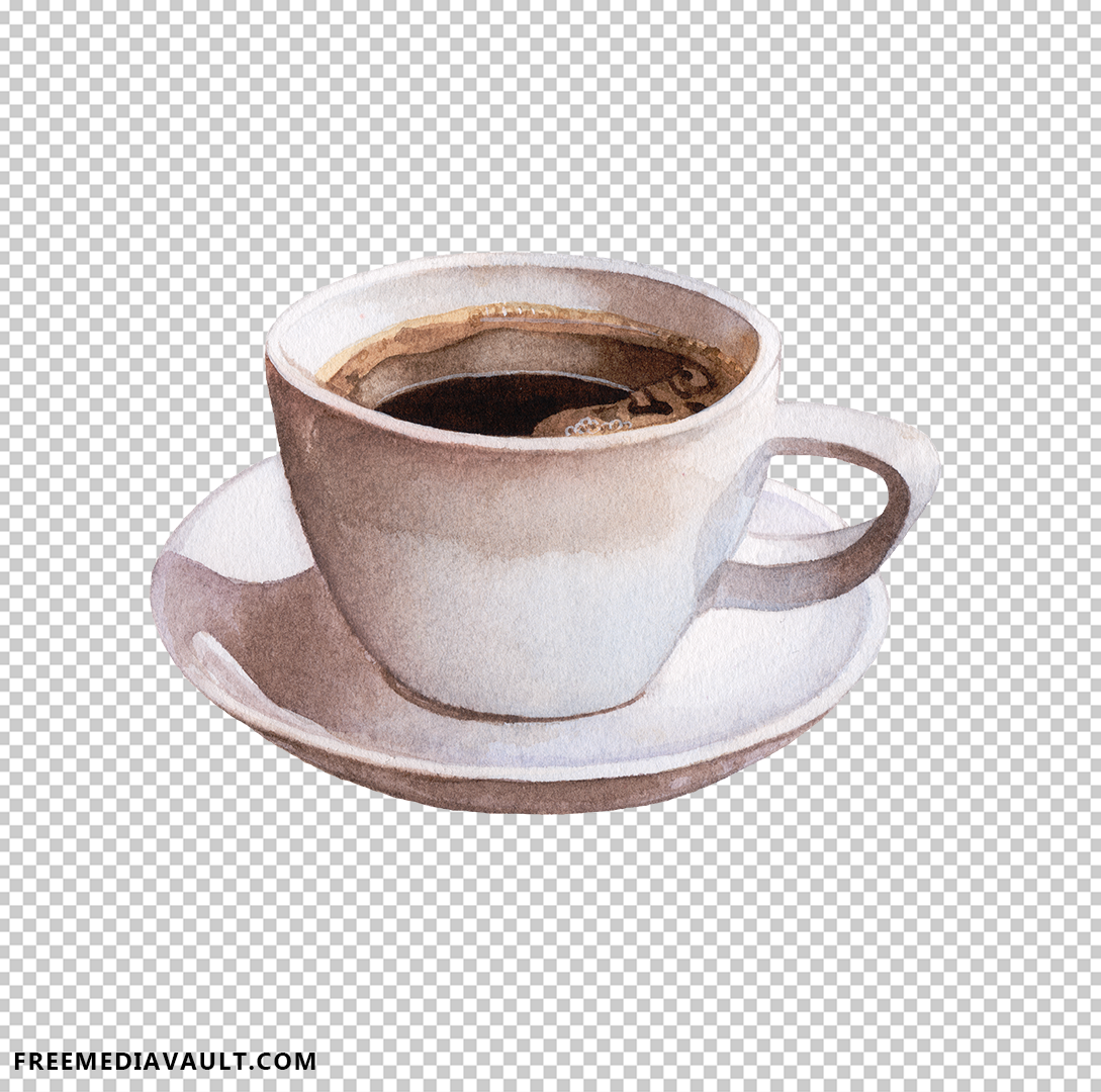 Watercolor Painting of Coffee Cup, Illustration Coffee png